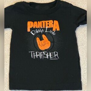 Sourpuss Black and Orange Kids T-Shirt